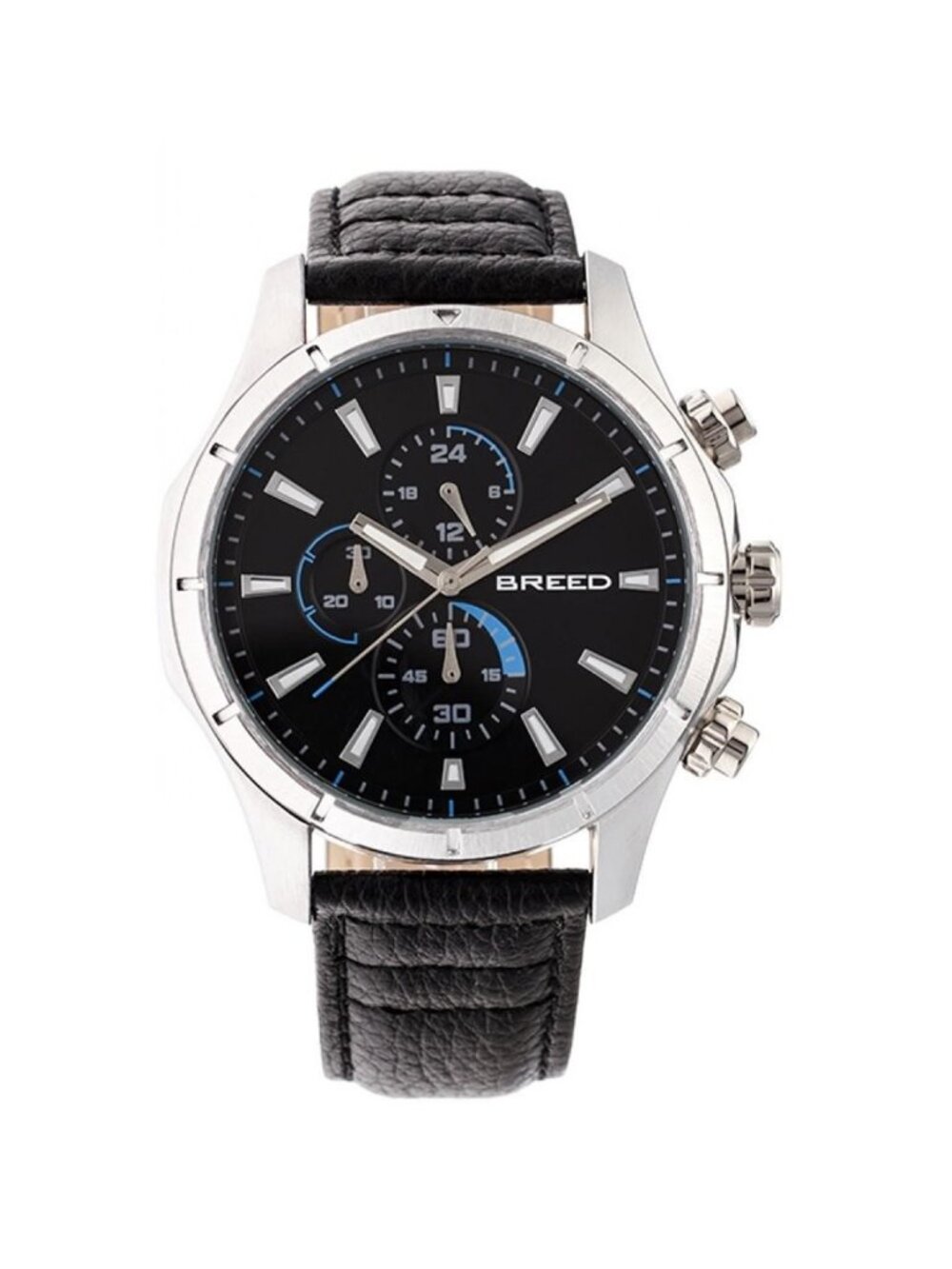 NWT Breed Lacroix Chronograph Black Dial Watch